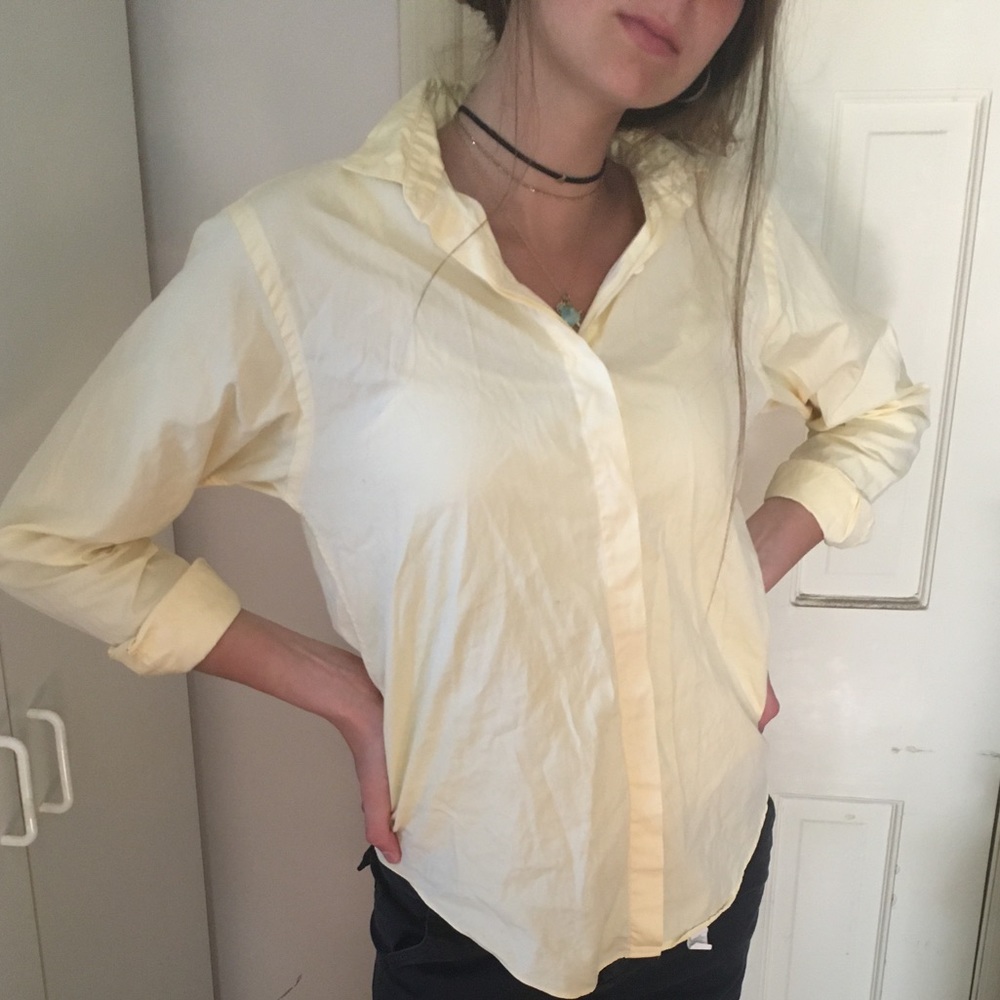 Yellow Button Down - Picture 2 of 3